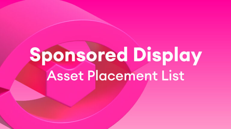 Sponsored Display: Lazada Display Asset Placement List