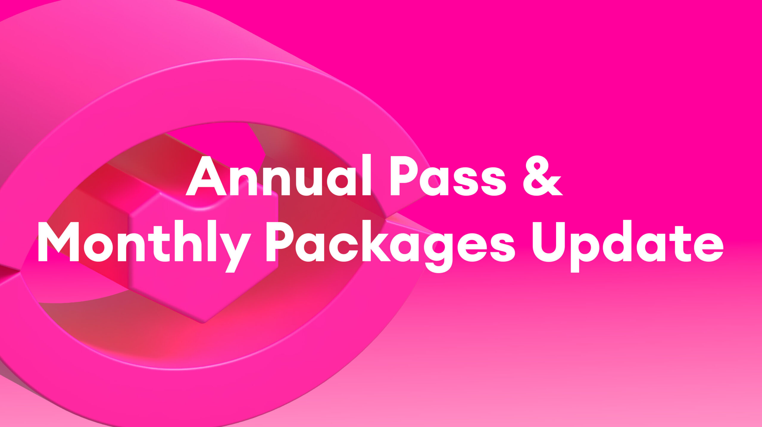 Annual Pass & Monthly Sponsored Display Packages Update